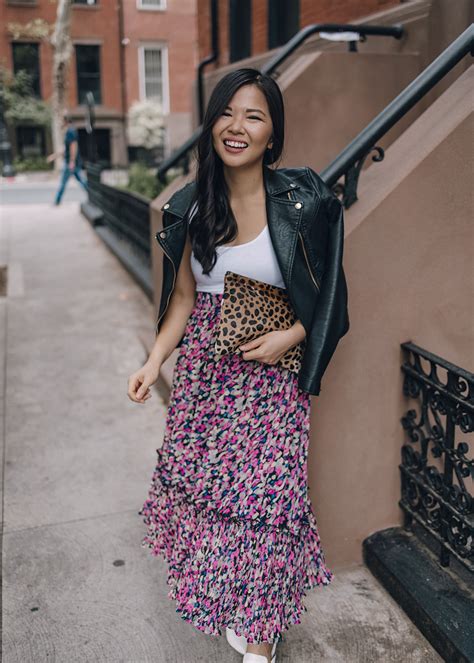 Two Ways To Wear A Floral Maxi Skirt Skirt The Rules Nyc Style Blogger