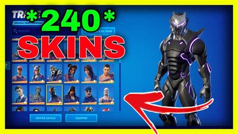 Ense Ando Todas Mis Skins De Fortnite Mi Cuenta Exclusiva Y