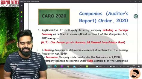 Ca Inter Group 2 Audit For May Nov 2022 Lec 18 By Ca Harshad Jajuhd