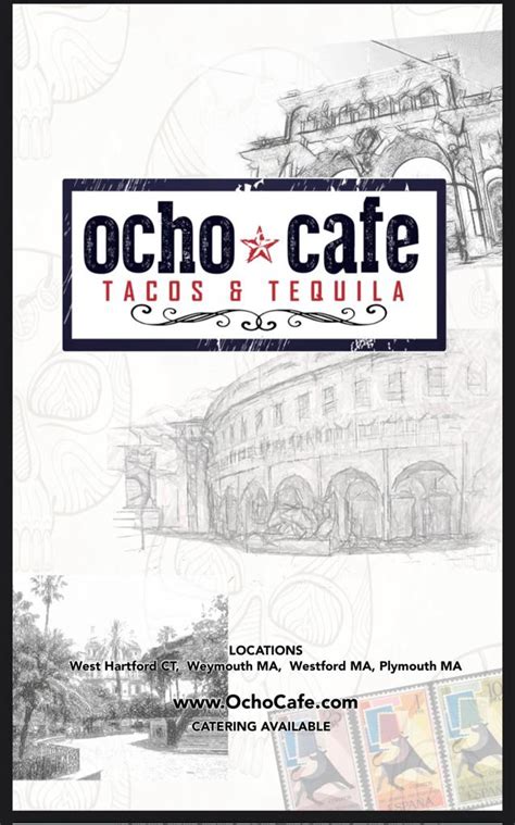 Ocho Cafe - Plymouth Menu - Ocho Cafe