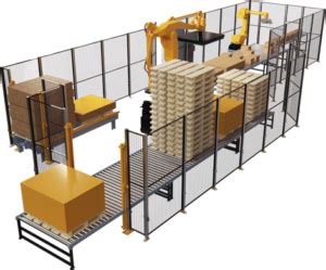 Robotic Palletizing Automation Cell Simplimatic Automation