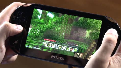 Minecraft Playstation Vita Edition Gameplay Which Is OUT NOW YouTube