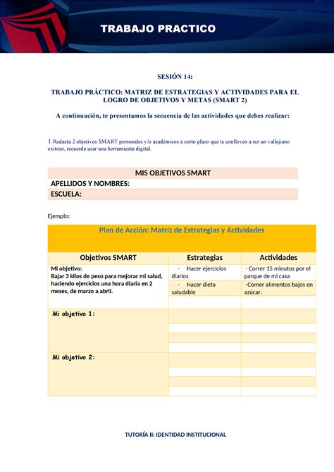 Trabajo Pr Ctico Tagged Sesi N Trabajo Pr Ctico Matriz De