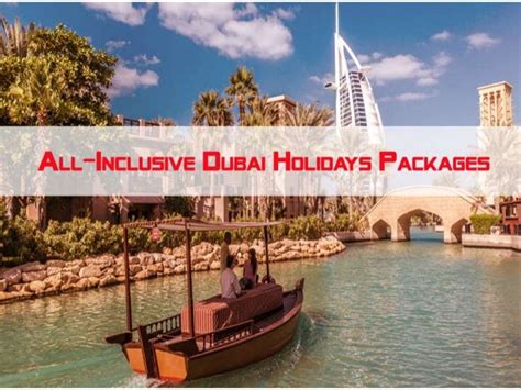 All inclusive dubai holidays tour packages