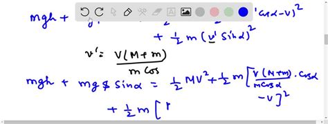 Solved A Mass M Is Released On A Stationary Wedge Of Mass M Determine