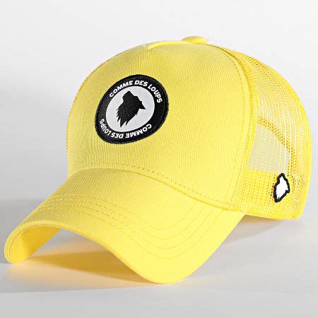 Comme Des Loups Casquette Trucker Neo Jaune LaBoutiqueOfficielle