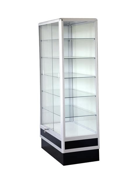 Fixturedisplays® Aluminum Wall Showcase 34lx72hx20d Frame Shelf Retail Store Display Al6 Nf