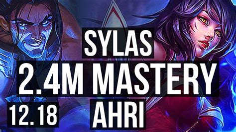 SYLAS Vs AHRI MID 2 4M Mastery 1100 Games 13 3 9 Dominating