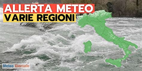 Allerta Meteo Sino A Rosso Della Protezione Civile Emessa Il 1