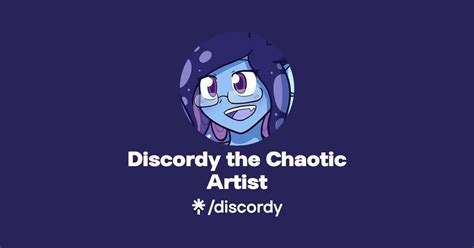 Discordy The Chaotic Artist Twitter Instagram TikTok Linktree