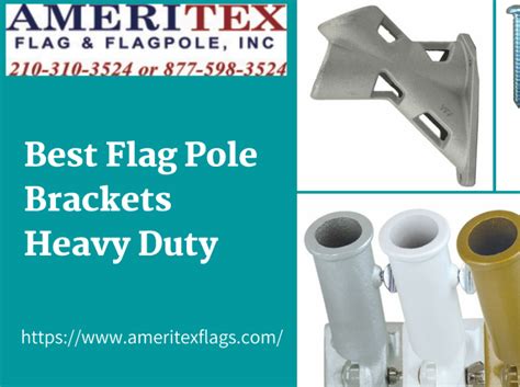 Flag Pole Brackets Heavy Duty - David Kelven - Medium