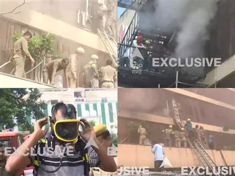 Lucknow Levana Hotel Fire Photos Videos Lucknow Fire Rescue Operation