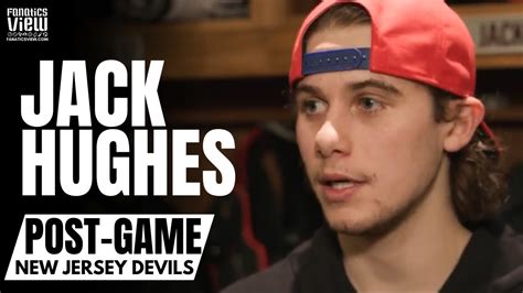 Jack Hughes Reacts To Setting Franchise Record In Points For Devils