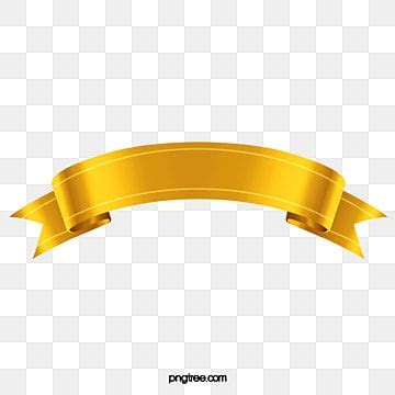 Gold Ribbon Strip Png