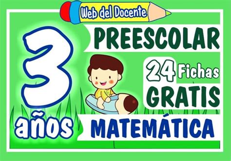 Matem Tica Tres A Os Fichas Gratis De Preescolar