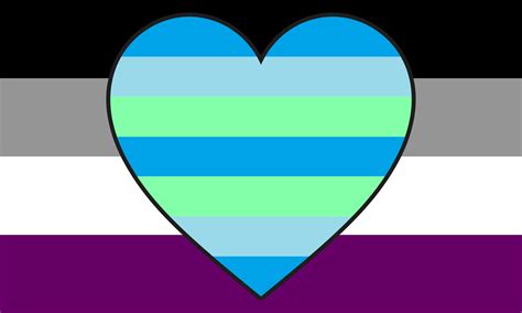 Asexual Minromantic Combo Flag By Pride Flags On Deviantart