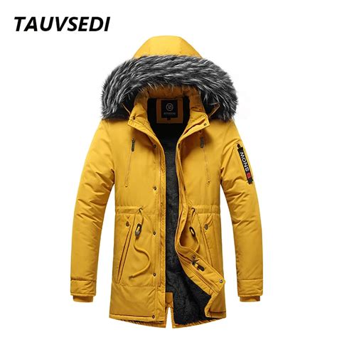 Veste Coupe Vent En Coton Chaud Pour Hommes Parkas D Contract Es