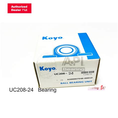 Koyo Pillow Block ลกปนตกตา UC208 24 ตลบลกปน Bearing Units UC 208