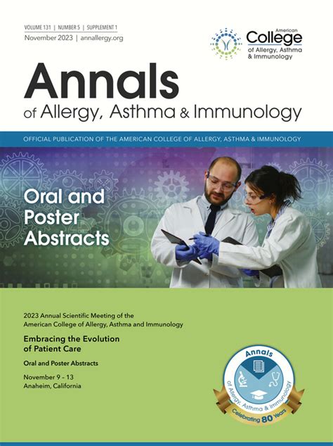 Table Of Contents Page Annals Of Allergy Asthma And Immunology