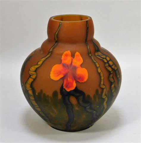 Sold Price Kralik Grand Marquetry Bohemian Art Glass Vases January 6 0120 11 00 Am Est