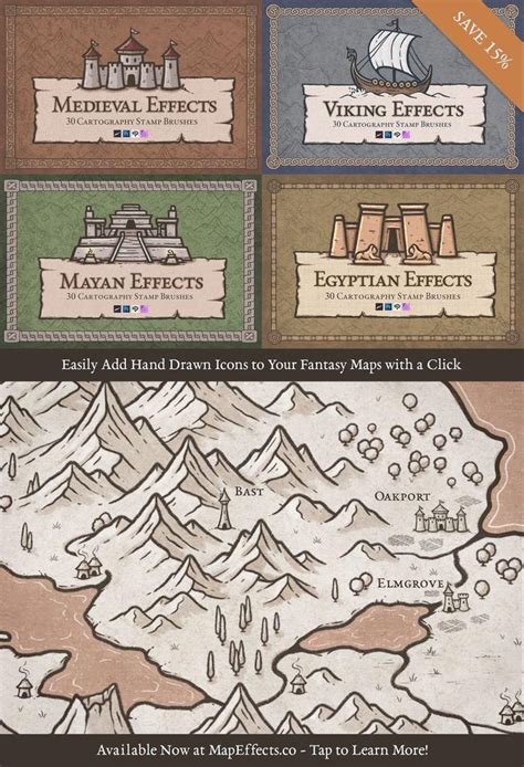 History Effects Bundle For The Map Effects Fantasy Map Builder Artofit