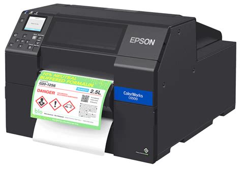 Epson ColorWorks CW C6500P Matte Color Inkjet Label Printer With Peel