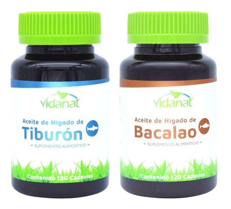 Aceite De Higado De Tiburon Y Aceite De Higado De Bacalao Meses Sin