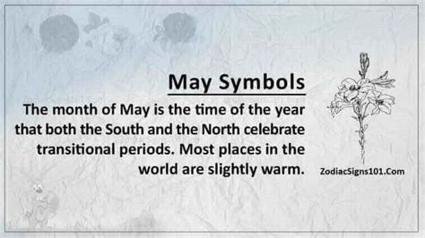 May Symbols: The Month Of The Goddesses - ZodiacSigns101