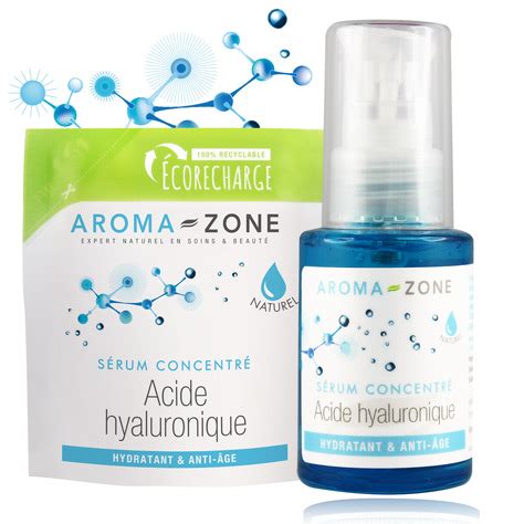 Sérum visage Acide Hyaluronique hydratant anti âge Aroma Zone