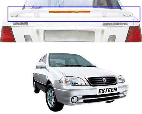 Autopearl Oe Type Car Spoiler For Maruti Suzuki Esteem Metallic