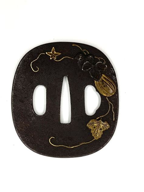 Tsuba Acier Argent Or Japon Début de la période Edo Catawiki