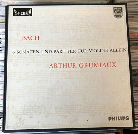 Popsike Bach Sonaten Und Partiten F R Violine Arthur Grumiaux