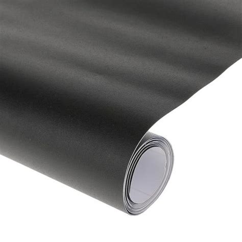 Matte Wrap Film Vinyle Autocollant Noir Bricolage D Pour Voiture