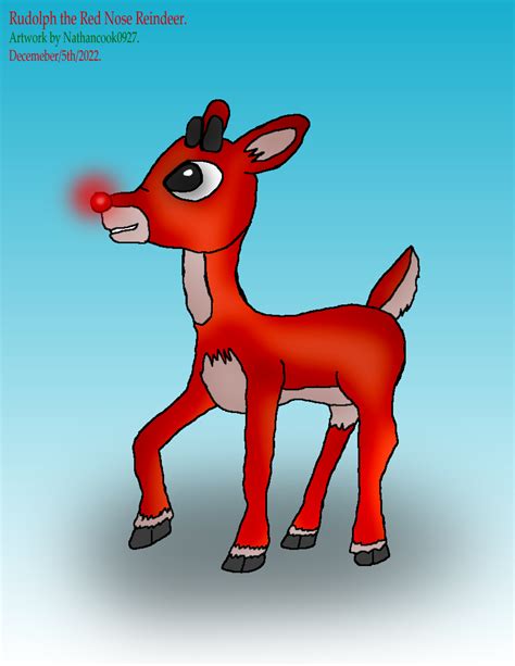 Rudolph The Red Nose Reindeer 1 — Weasyl