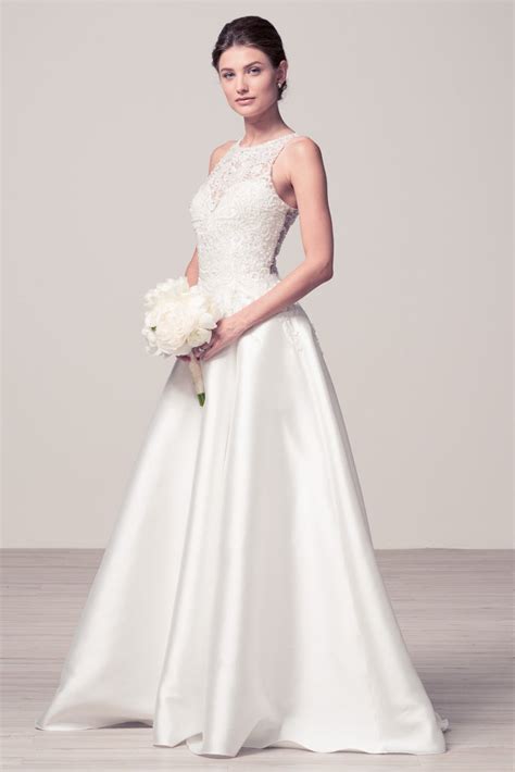 Wedding Dress Lace A Line Ball Gown Scoop Neck Sleeveless A Line