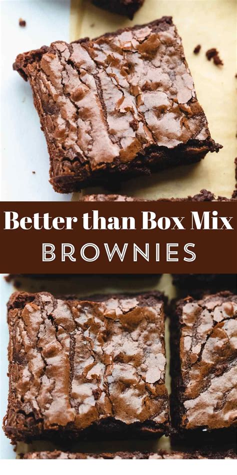 Better Than Box Mix Brownie Recipe I Heart Eating In 2024 Chewy