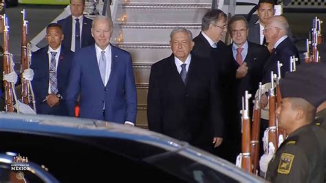 Llega Joe Biden a México celebrará con López Obrador y Justin Trudeau