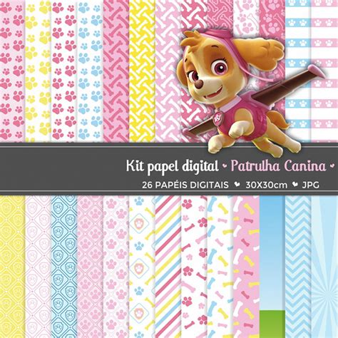 Kit Digital Patrulha Canina PA DIVERSO 220 Elo7