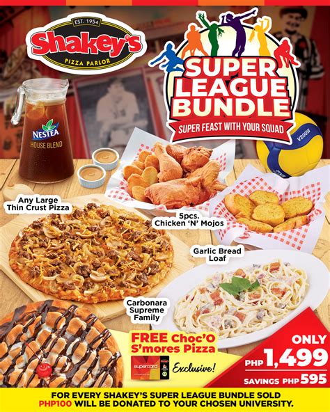 Shakeys Super League Bundle Manila On Sale