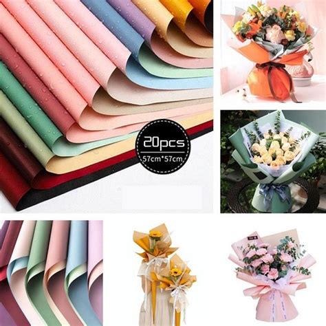 Korean Style Flower Wrapping Paper Flower Wrapping Paper And Floral