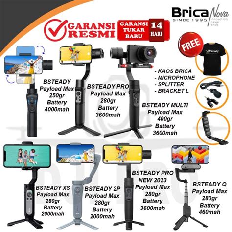 Brica B Steady PRO 3 Axis Gimbal Hp Smartphone Stabilizer BSTEADY PRO