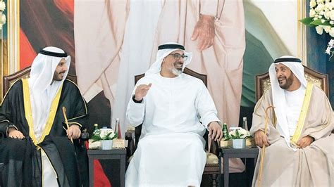 Hh Sheikh Saif Bin Zayed And Hh Sheikh Khaled Bin Mohamed Bin Zayed Attend Bin Hamoodahs