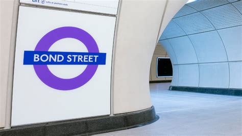 Bond Street Elizabeth Line Station In London Office Of Rail And Road