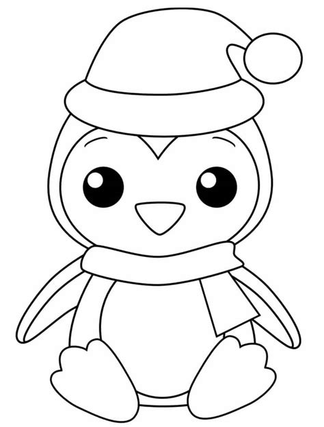 Pinguim Ador Vel Para Colorir Imprimir E Desenhar Colorir Me