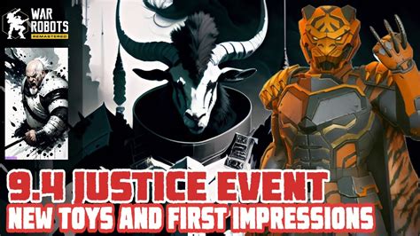 Justice Hunt Event First Impression New Toys War Robots Wr