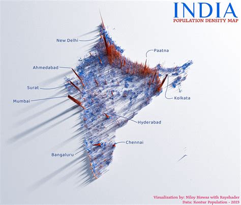 How To Create A 3d Population Density Map In R By Niloy Biswas Medium