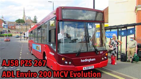 Meaty Kickdown Hedingham Omnibus Route 107 ADL Enviro 200 6 Pot MCV