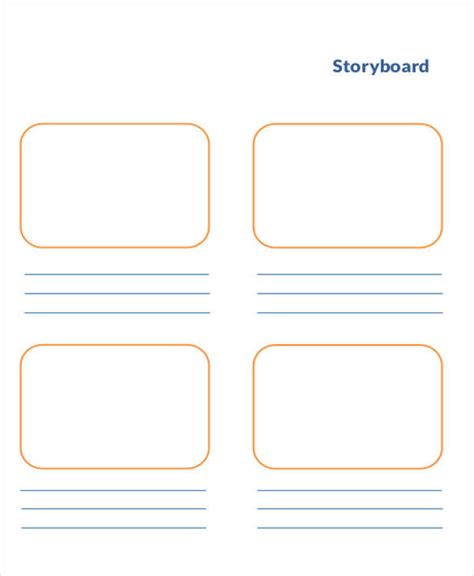 FREE 8 Sample Video Storyboard Templates In PDF MS Word