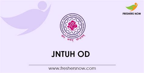 Jntuh Od 2021 Original Degree Application Status Registration