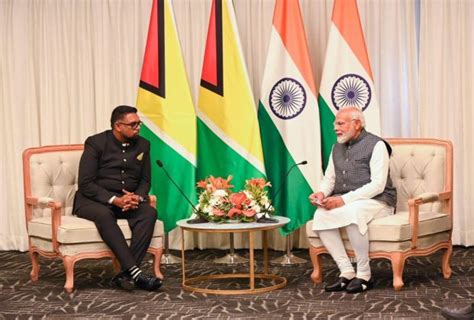 Indias Prime Minister Narendra Modi For Guyana Visit In November